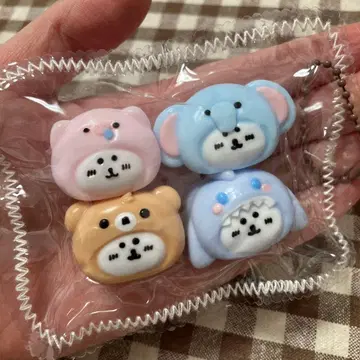 동물 애니멀 모자 스퀴즈