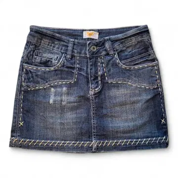 Antik Denim 다크 데님 타이트 스커트