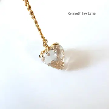 Kenneth Jay Lane 케네스 제이 레인 목걸이 딸기 클리어
