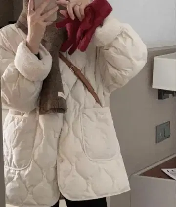 paravion 퀼팅 노카라 코트