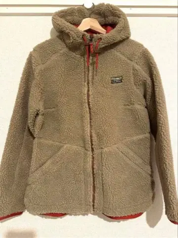 L.L.Bean 보아 후드티 마운틴 파일 플리스 후드 부착 베이지