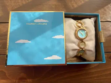 츠모리치사토 여성용 손목시계 리틀 고양이 장미