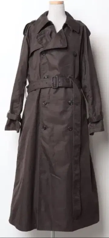 plage 브라운 트렌치코트 벨트 포함