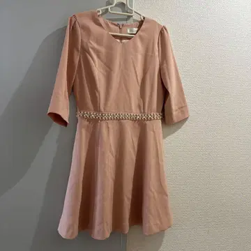 michellM a ca ron 핑크 7부 소매 원피스 S 사이즈