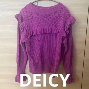 DEICY 프릴 니트