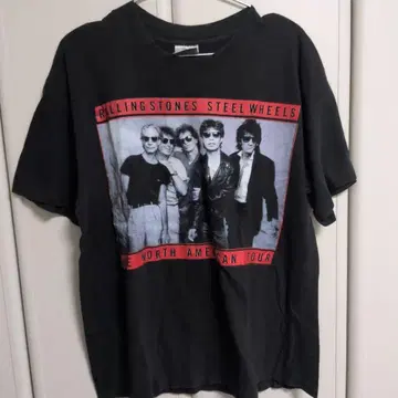 더 롤링 스톤즈 스틸 휠즈 티셔츠 L 사이즈