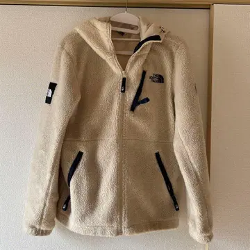THE NORTH FACE 플리스 자켓 크림색