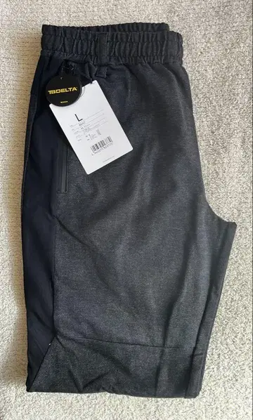 새상품 TS DESIGN 8642 코듀라 스웨트 팬츠 L 블랙 가을/겨울