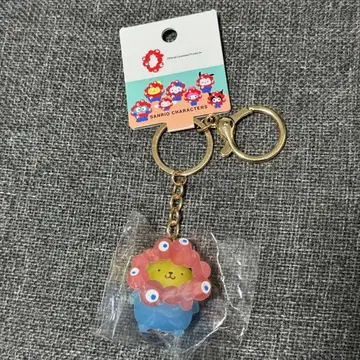 만박 산리오 미야쿠미야쿠 클리어 키링 폼폼푸딩