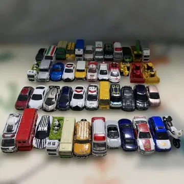 TOMICA 토미카 46대 묶음 판매 자동차 미니카 경찰차 구급차