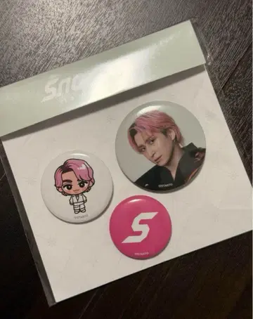 즉시 발송 한국 한정판 사쿠마 다이스케 SnowMan 팝업 캔 배지 세트
