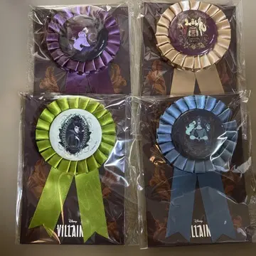 디즈니 빌런즈 Happy 복권 로제트 4종