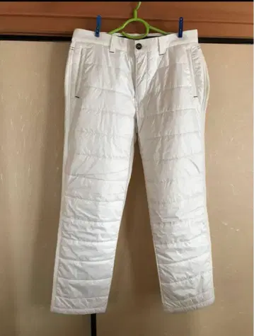 파라디조 충전솜 퀼팅 골프 팬츠 82 화이트