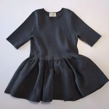 UNITED ARROWS 다크 그레이 라메 튜닉