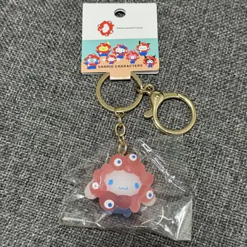 박람회 산리오 미야쿠미야쿠 클리어 키링 시나모롤