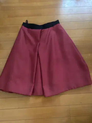 M's Gracy 와인 레드 플레어 스커트 40