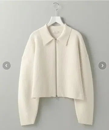 [ apart by ] 엘리 ZIP 니트 가디건 내추럴