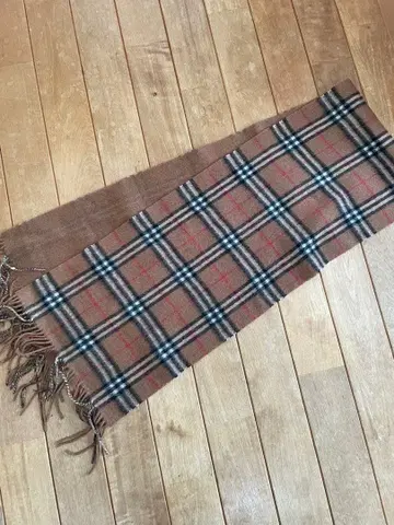 캐시미어 100% 체크 머플러