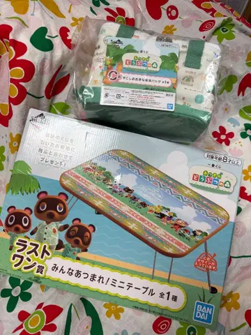 동물의 숲 제일복권 라스트 원상 미니 테이블 보냉 백