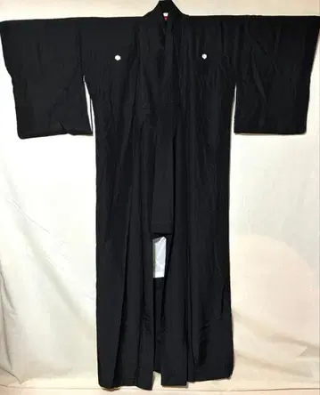 y 오동나무 문양 상복 기모노 블랙