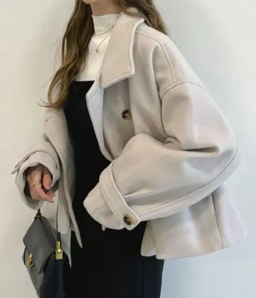 Futier land 퓨티아랜드 스탠드 카라 숏코트