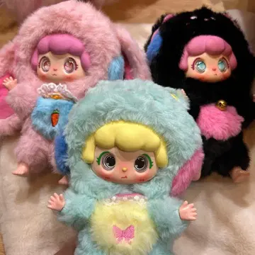 복슬복슬 귀 달린 봉제 인형 3체 세트