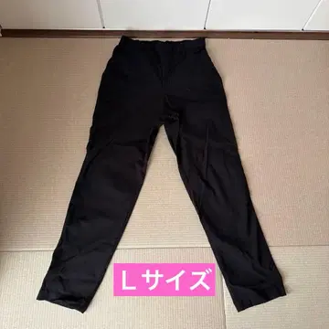 블랙 와이드 팬츠