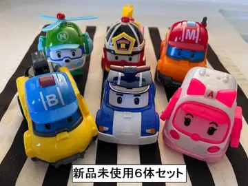 새상품 로보카 폴리 변형 6체 세트 폴리, 로이, 앰버, 헬리, 진