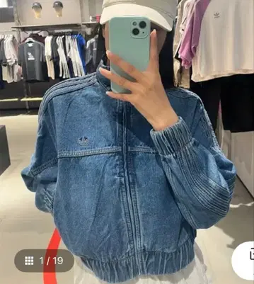 adidas 데님 자켓 데님