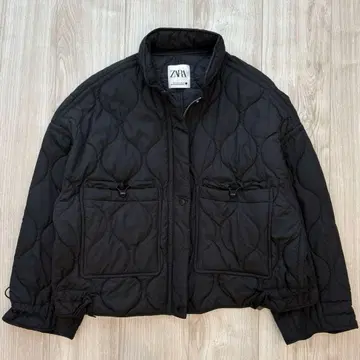 ZARA 퀼팅 자켓 블랙 S 숏 기장 자라 봄/가을/겨울