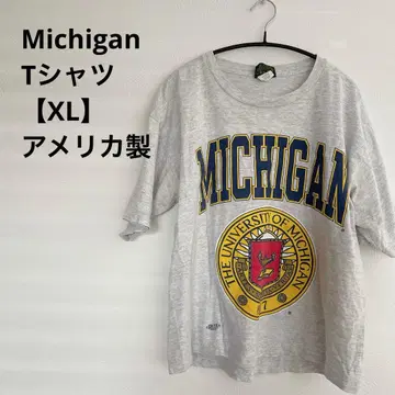 새상품급 MICHIGAN UNIVERSITY 티셔츠 [ XL ] 그레이