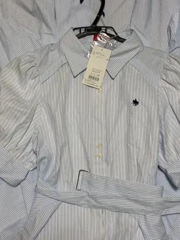 더즐린 [ POLO BCS 콜라보 ] 헴 레이어드 셔츠 원피스