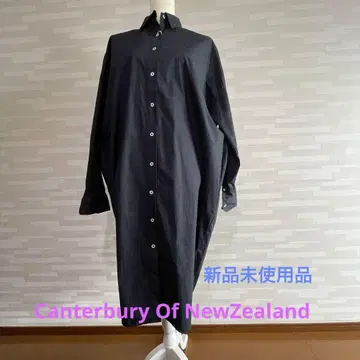 Canterbury 블랙 롱 셔츠 긴팔 심플