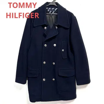 타미힐피거 남성용 피코트 네이비 아우터 코트 네이비