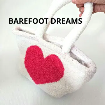BAREFOOT DREAMS 베어풋 드림스 하트 복슬복슬 토트백