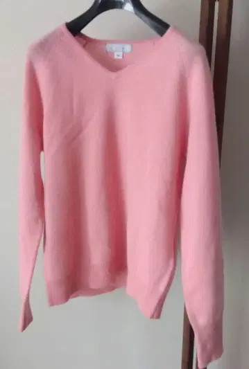 핑크 캐시미어 니트