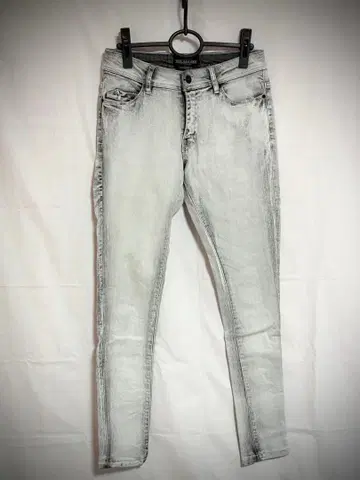 버쉬카 Bershka 스키니 데님 팬츠 피그먼트 그레이 스트레치