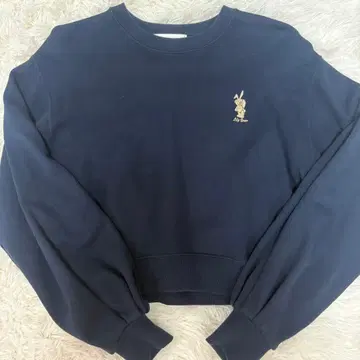 Lily Bear 맨투맨 네이비 토끼 베어