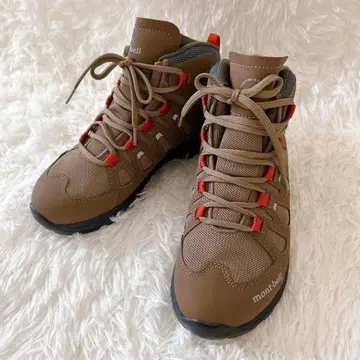 [컨디션 최상] mont-bell 몽벨 등산화 트레킹 슈즈 키즈 22