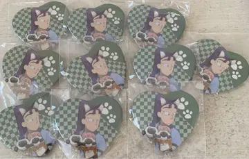 닌타마 란타로 난자타운 타치바나 센조 하트 캔뱃지