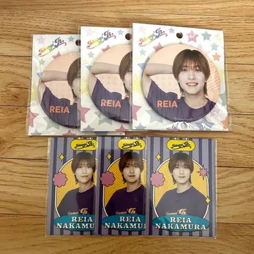 나카무라 레이아 캔뱃지 프로필 카드 프로카