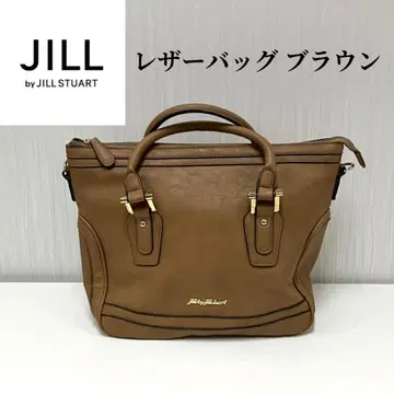 JILL by JILL STUART 가죽 가방 브라운 토트백