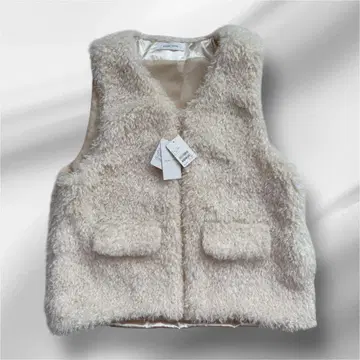 [ prose verse ] 프론트 지퍼 컬리 퍼 베스트