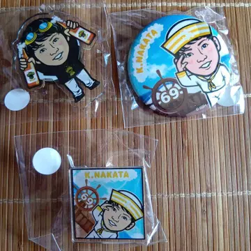 와카타카 가챠 소프트뱅크 호크스 나카타 케이스케 선수 3종류 3점 세트