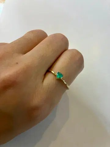 새상품급 K10 펄 포함 반지 14호