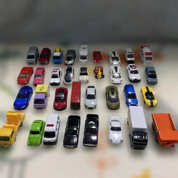 토미카 34대 묶음 판매 자동차 미니카 경찰차 구급차