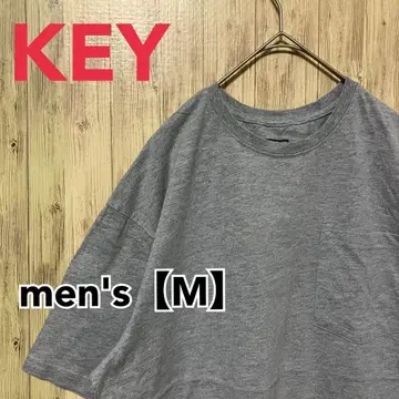 TH65 [US 수입] KEY 반팔T셔츠 [남성용 M] 그레이 계열