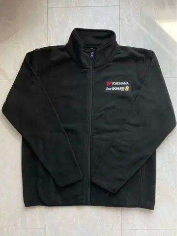 미사용 새상품 요코하마 타이어 풀 집업 블랙 플리스 M 사이즈 최신 모델