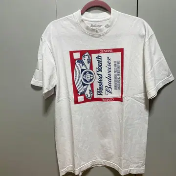 Wasted Youth Budweiser T셔츠 M 화이트