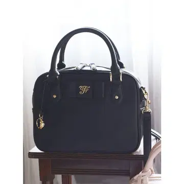 maison de fleur 오페라 리본 보스턴 백 블랙